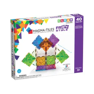 MAGNA-TILES Classic Freestyle 40-Piece Set