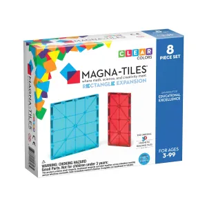 MAGNA-TILES Classic Rectangles 8-Piece Expansion Set