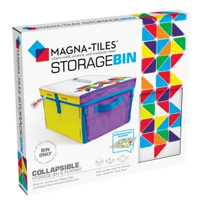 MAGNA-TILES Classic Storage Bin & Interactive Playmat