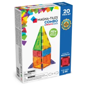 MAGNA-TILES Combo   Micromags 20pc Set