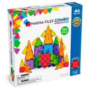 MAGNA-TILES Combo   Micromags 46pc Set