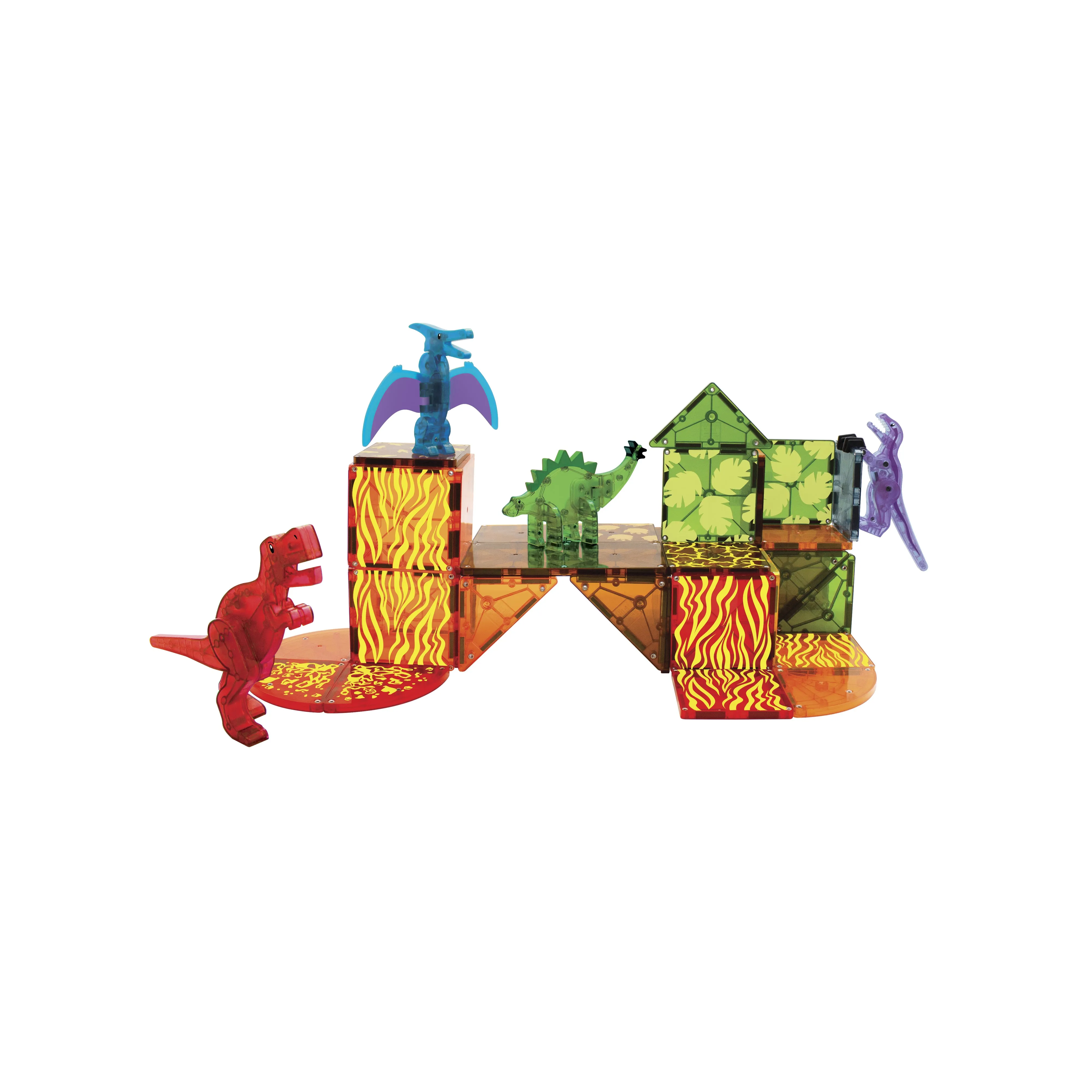 MAGNA-TILES Dino World 40-Piece Set