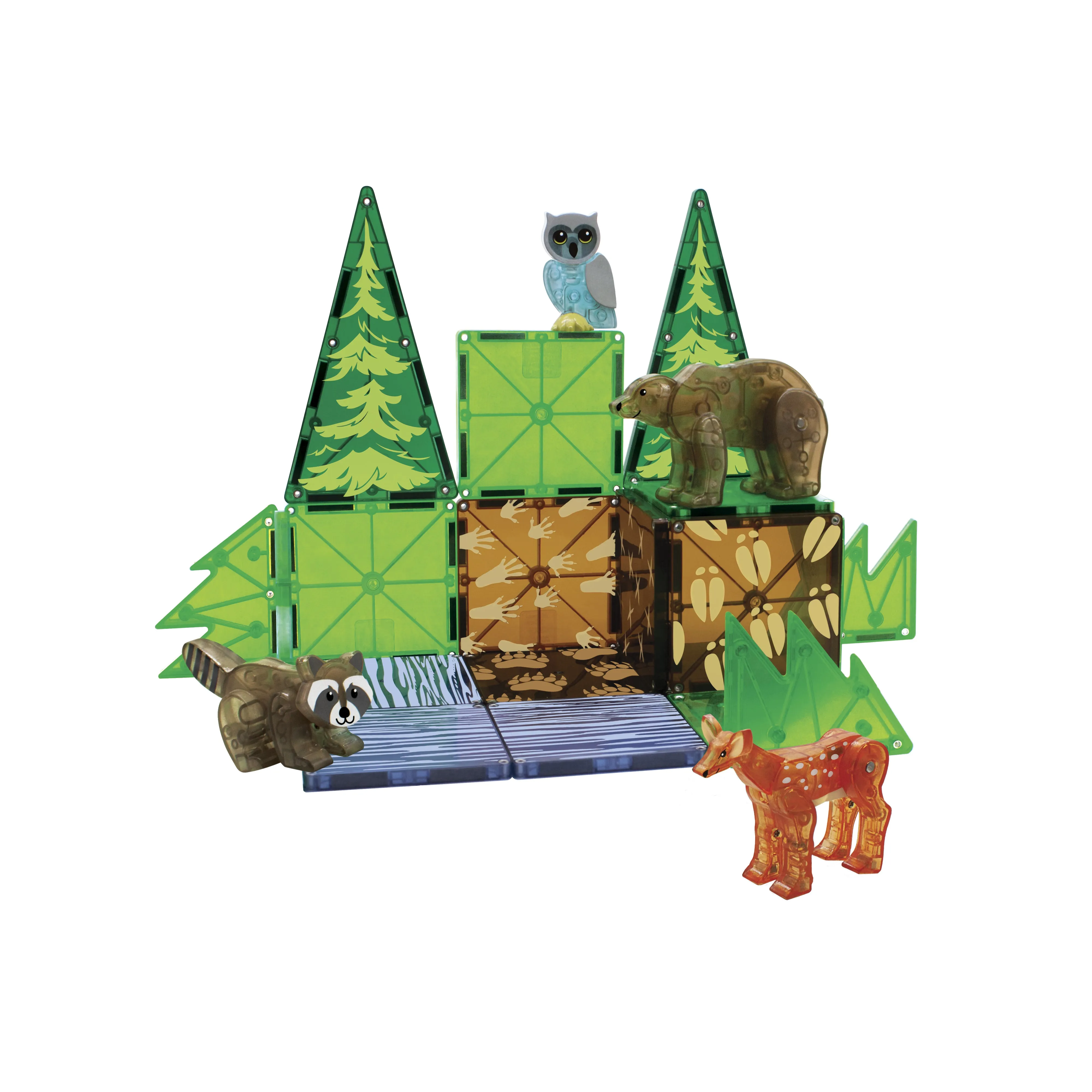 MAGNA-TILES Forest Animals 25-Piece Set