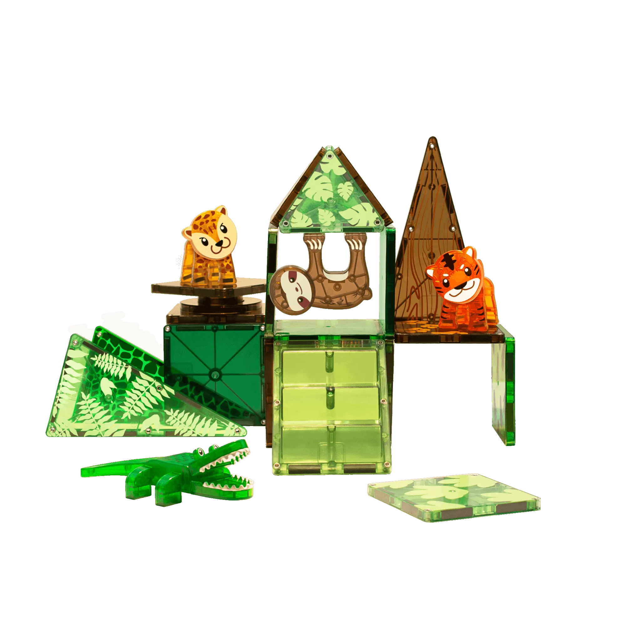 MAGNA-TILES Jungle Animals 25 Piece Set