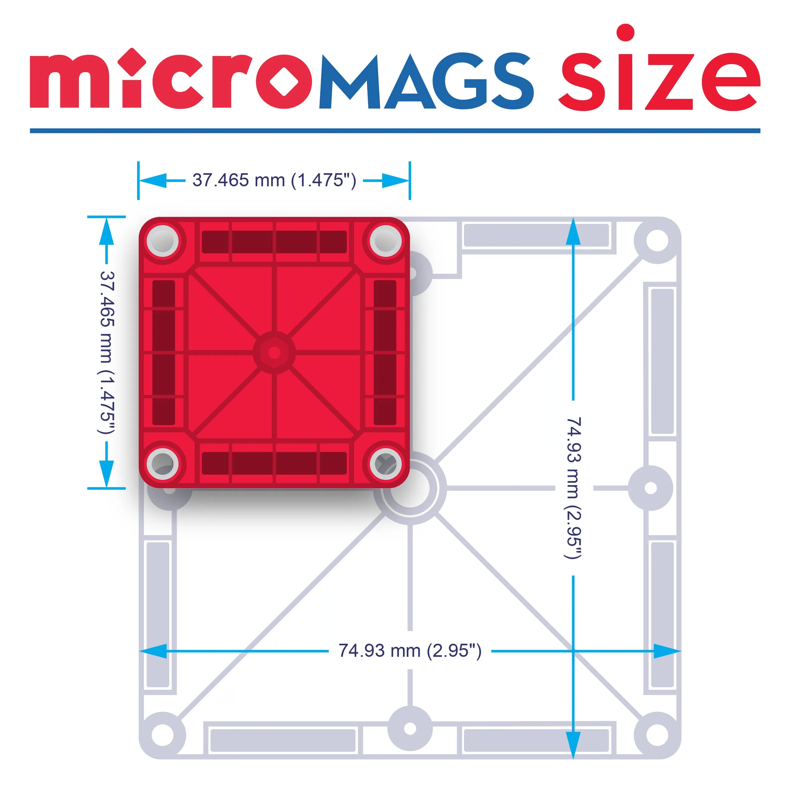 MAGNA-TILES Micromags 70pc Set