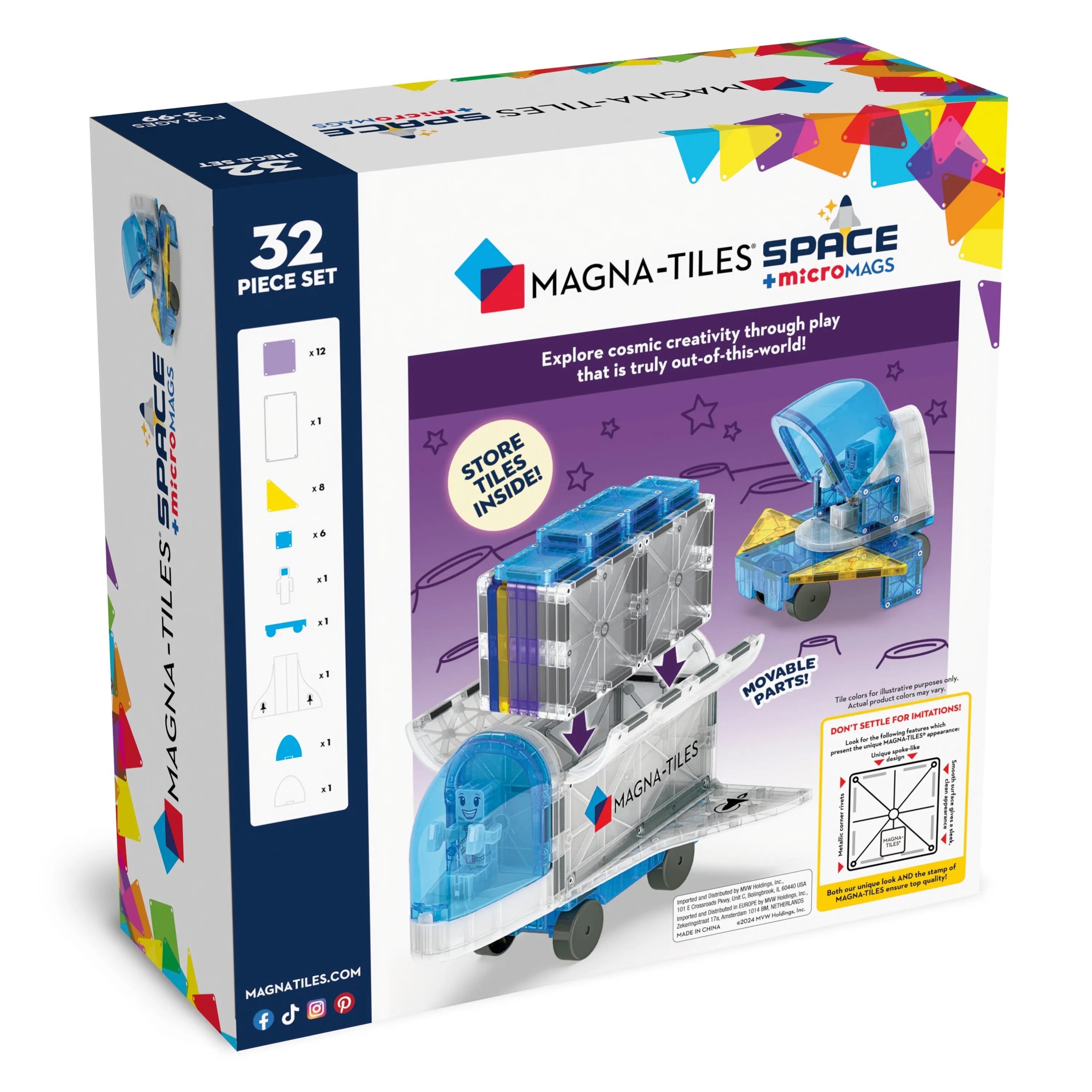 MAGNA-TILES Space   Micromags