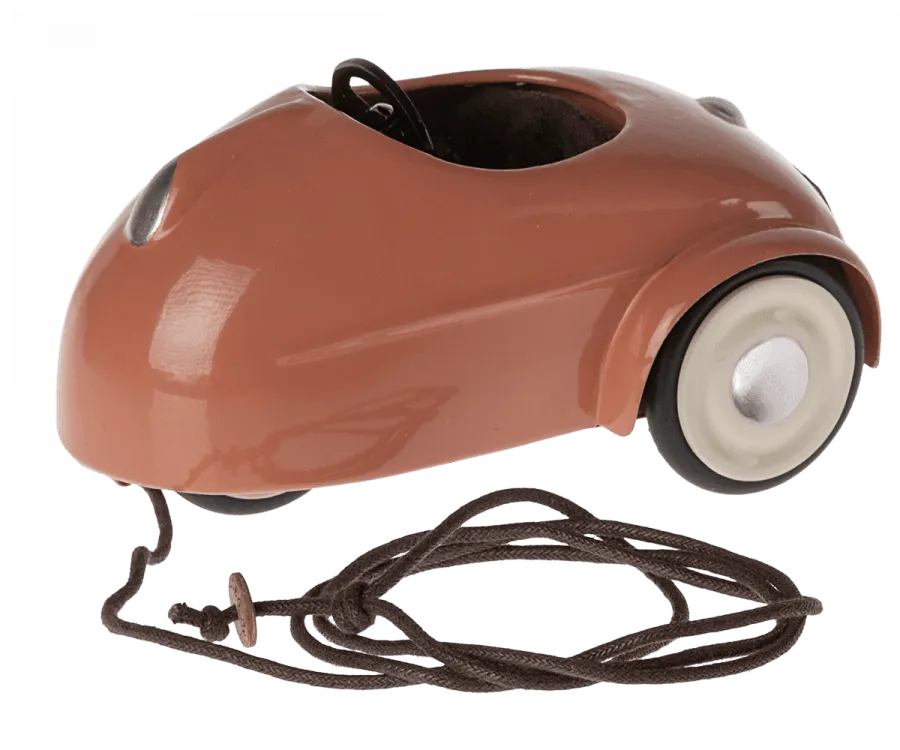 Maileg Car Mouse Coral: RETIRED LAST CHANCE