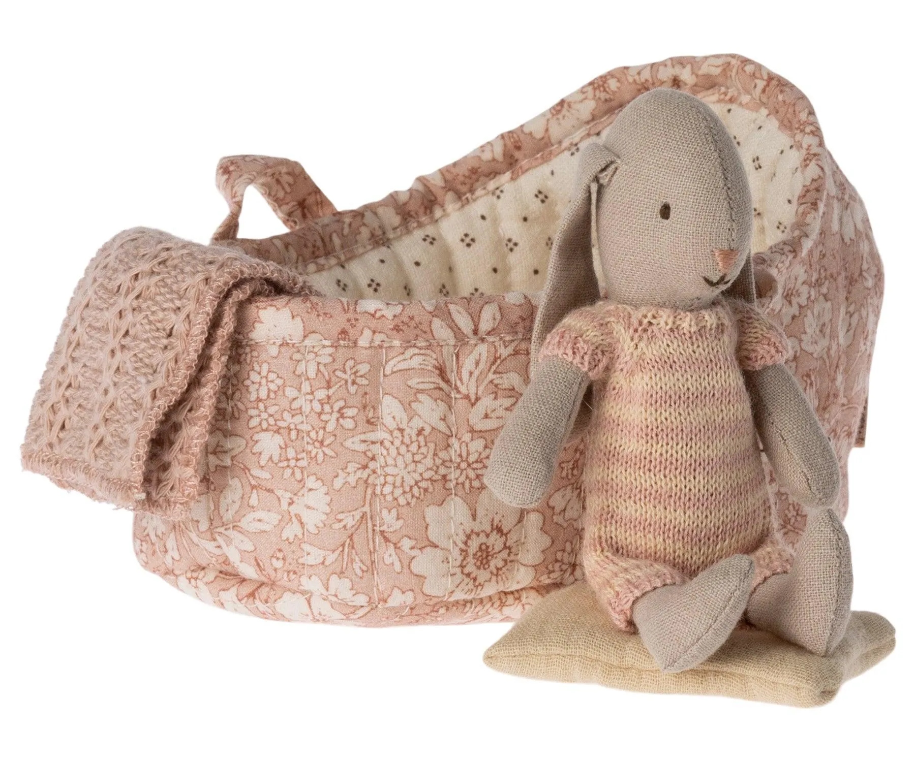 Maileg Micro Bunny Rabbits In Carrycots 3 ASSTD: SOLD OUT