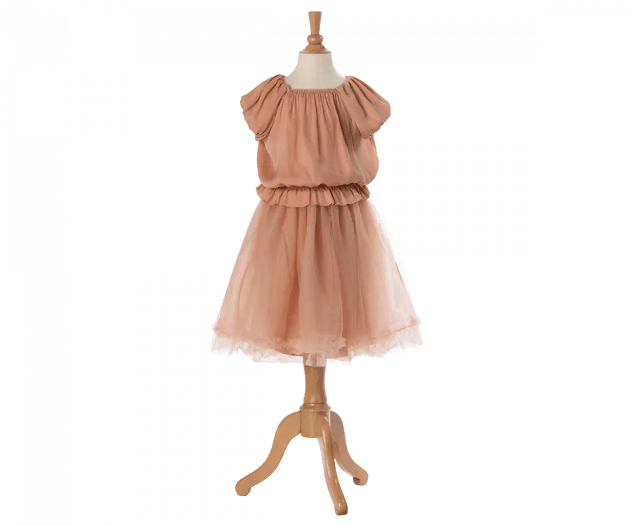 Maileg Princess Tulle Skirt Melon 4-6 & 6-8 years