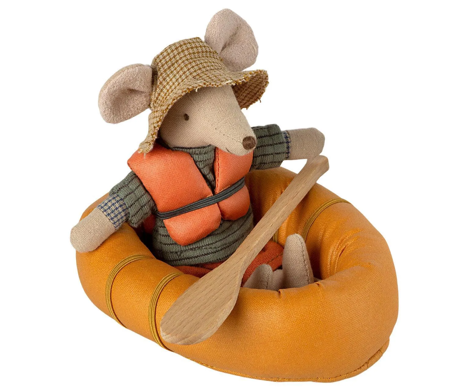 Maileg Rubber Dusty Yellow Boat for Mice: LOW STOCK