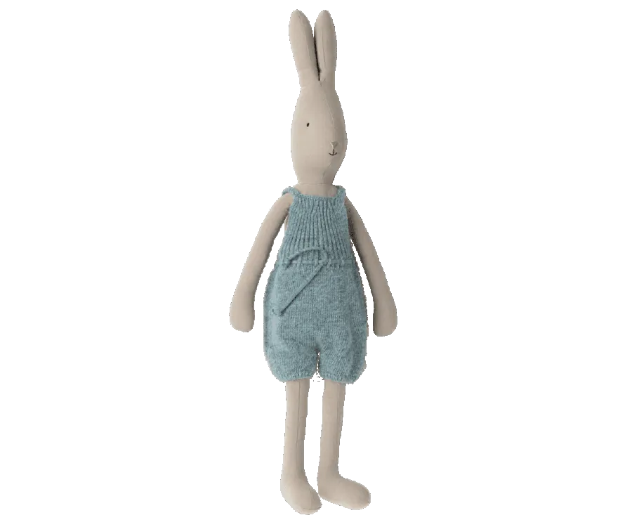 Maileg Size 4 Bunny Rabbit Knitted Overalls: LAST CHANCE