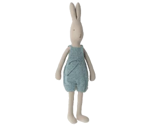Maileg Size 4 Bunny Rabbit Knitted Overalls: LAST CHANCE
