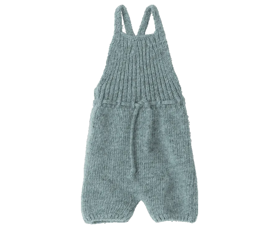 Maileg Size 4 Bunny Rabbit Knitted Overalls: LAST CHANCE