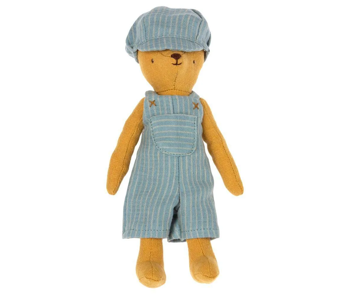 Maileg Teddy Junior  Cap and Dungarees