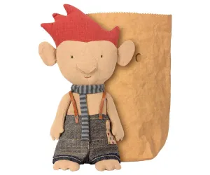 Maileg Trolls with Blue Scarf