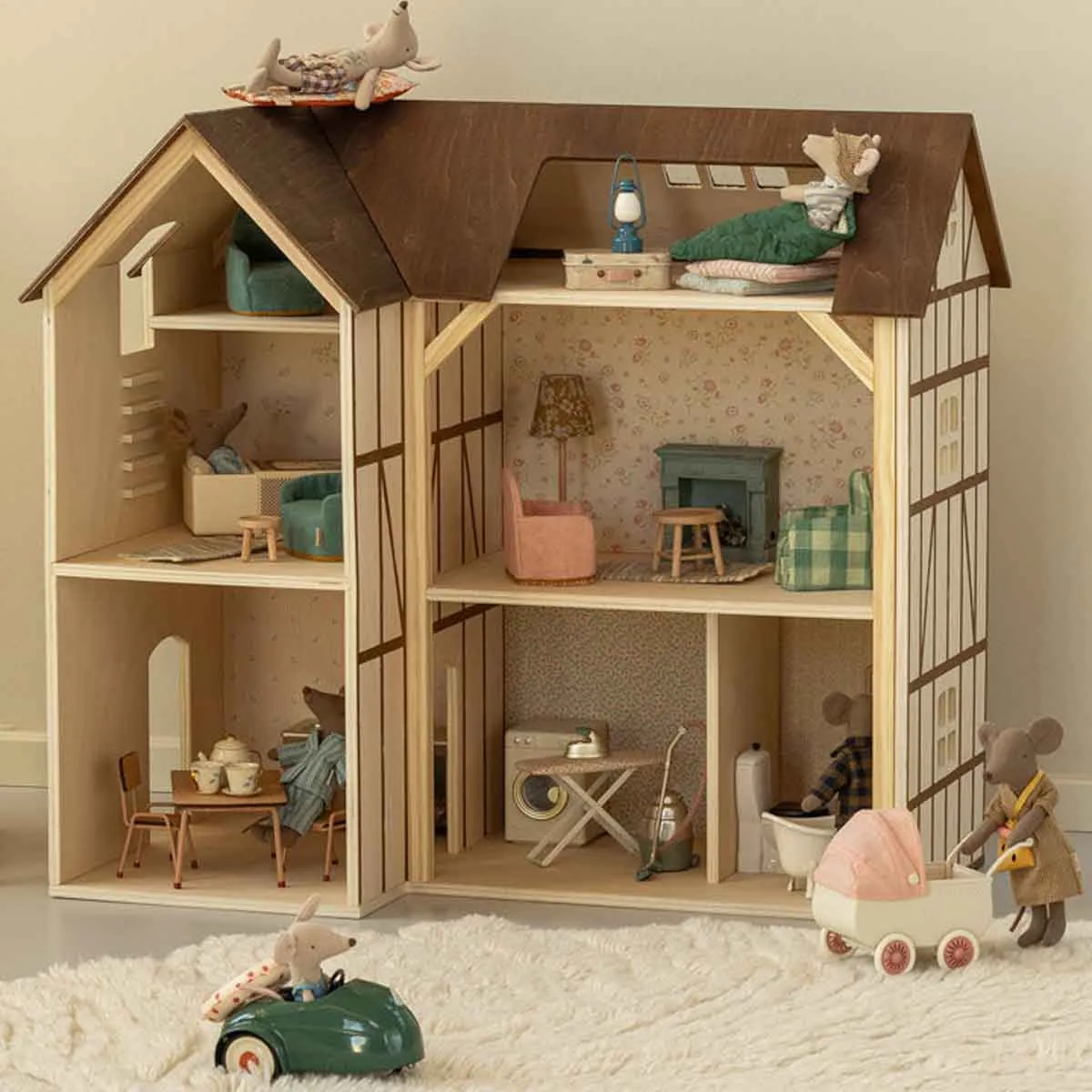 Maileg Wallpaper Set for Mouse Hole Farmhouse