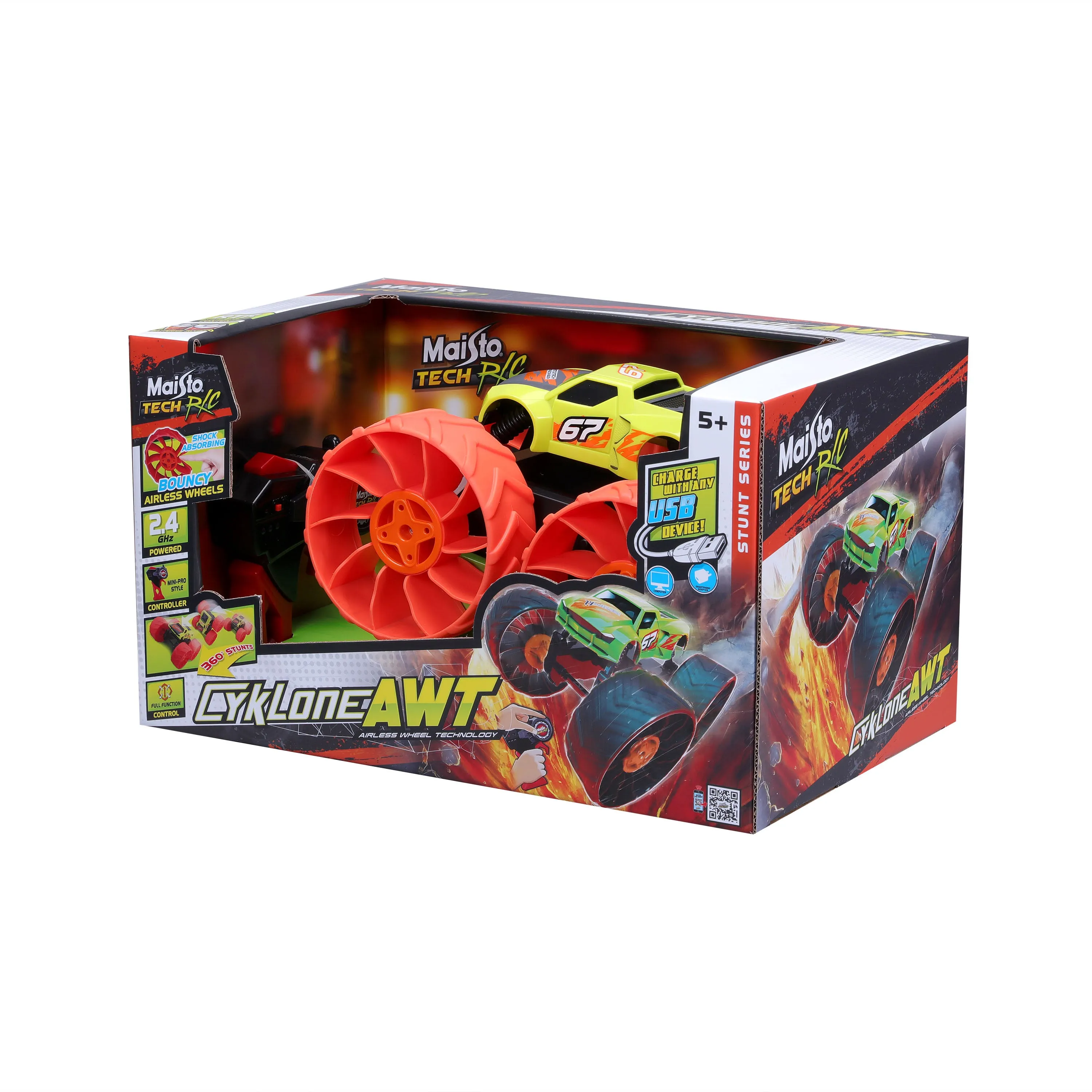 Maisto Cyklone Awt  Yellow RC