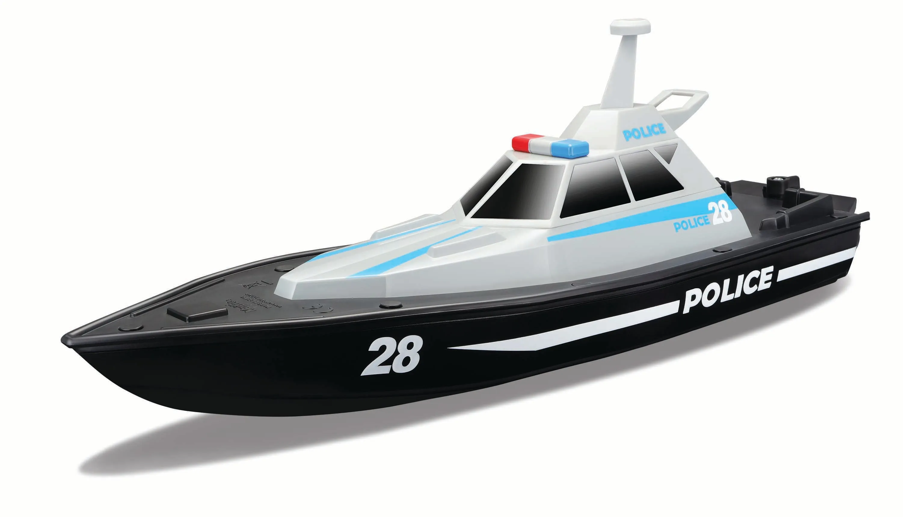 Maisto Tech Remote Control High-Speed Police Boat