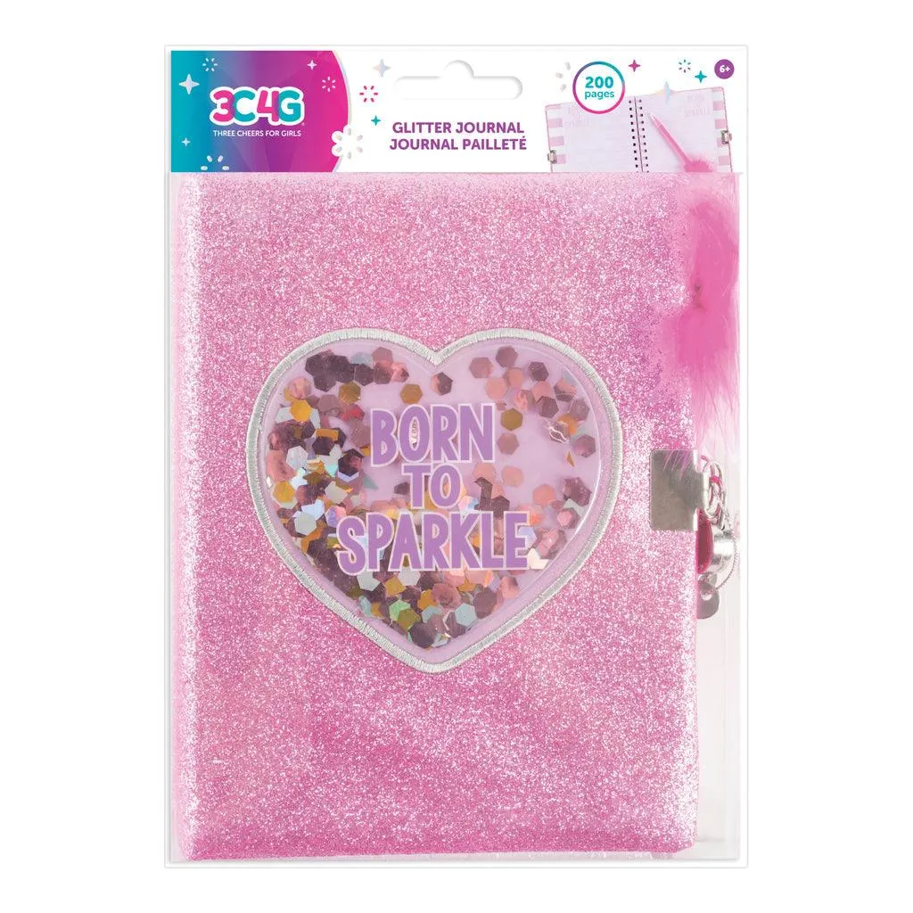 Make it Real 3C4G Born To Sparkle Glitter Journal