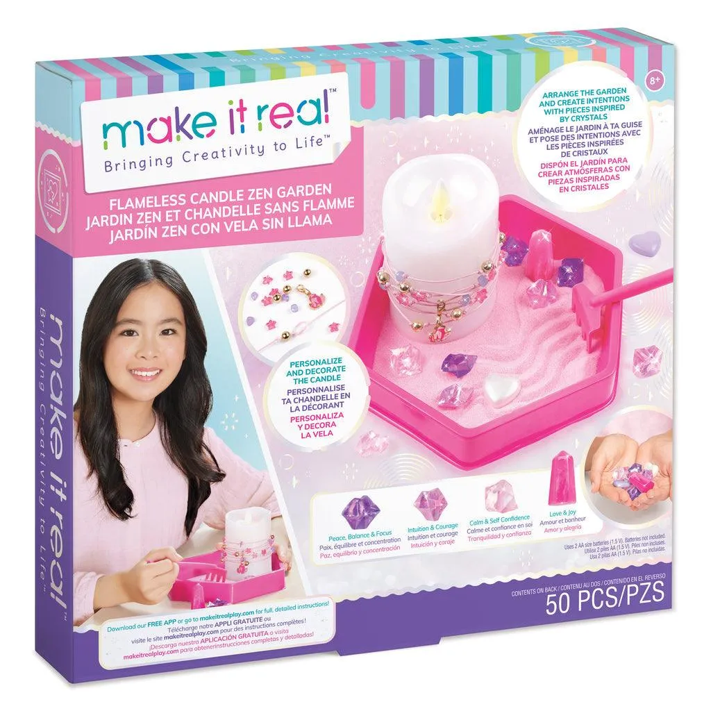 Make it Real Flameless Candle Zen Garden