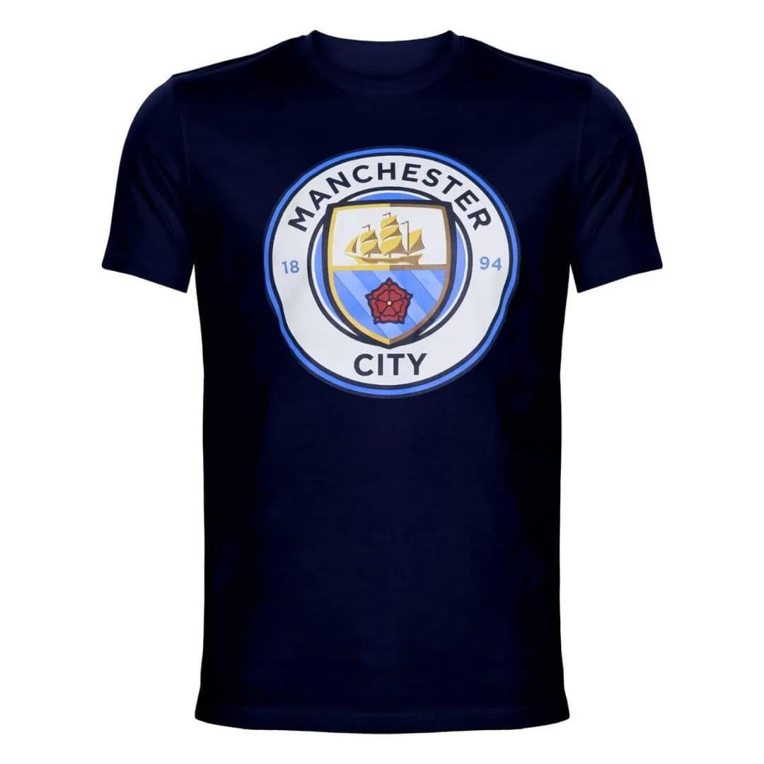 Manchester City Official Logo T-Shirt