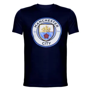 Manchester City Official Logo T-Shirt