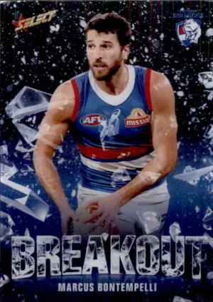 Marcus Bontempelli, B86, Breakout, 2025 Select AFL Footy Stars