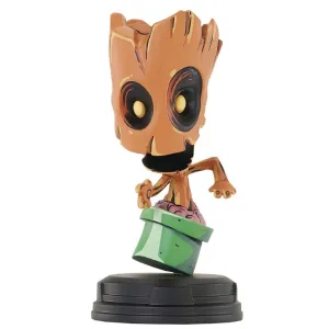 Marvel Animated-Style Groot In Pot Resin Statue By Diamond Gallery