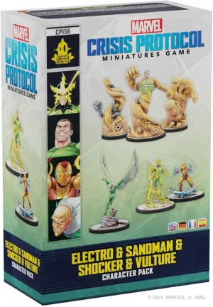 Marvel Crisis Protocol Miniatures Game Electro & Sandman & Shocker & Vulture
