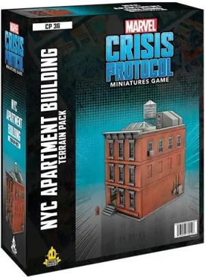 Marvel Crisis Protocol NYC Apartment Building Terrain Pack