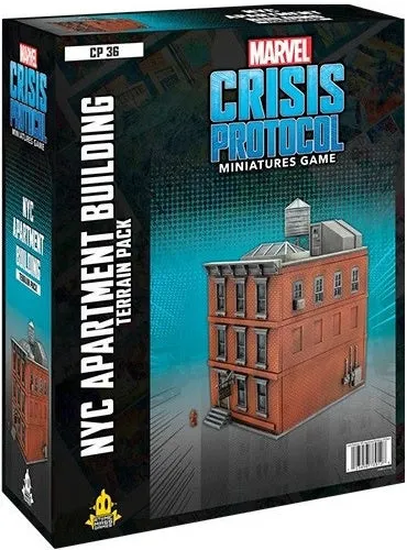 Marvel Crisis Protocol NYC Apartment Building Terrain Pack