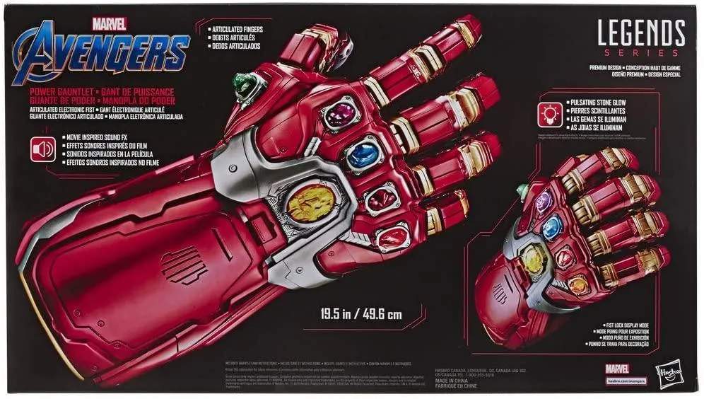 Marvel Legends Series AVENGERS: Endgame Power Gauntlet Articulated Electronic Fist