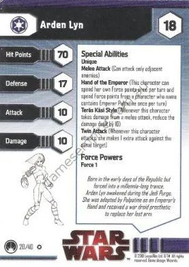 Masters of the Force 20 Arden Lyn
