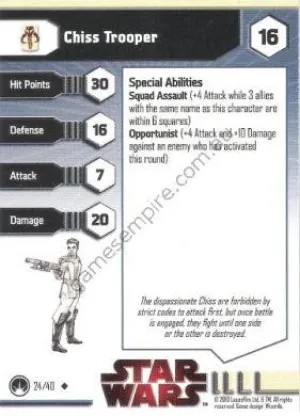 Masters of the Force 24 Chiss Trooper