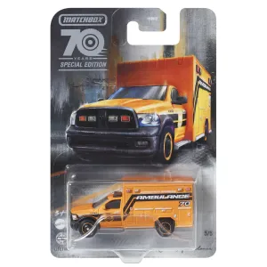 Matchbox 70th Anniversary Moving Parts Collectors Series 5/5 2019 Ram Ambulance