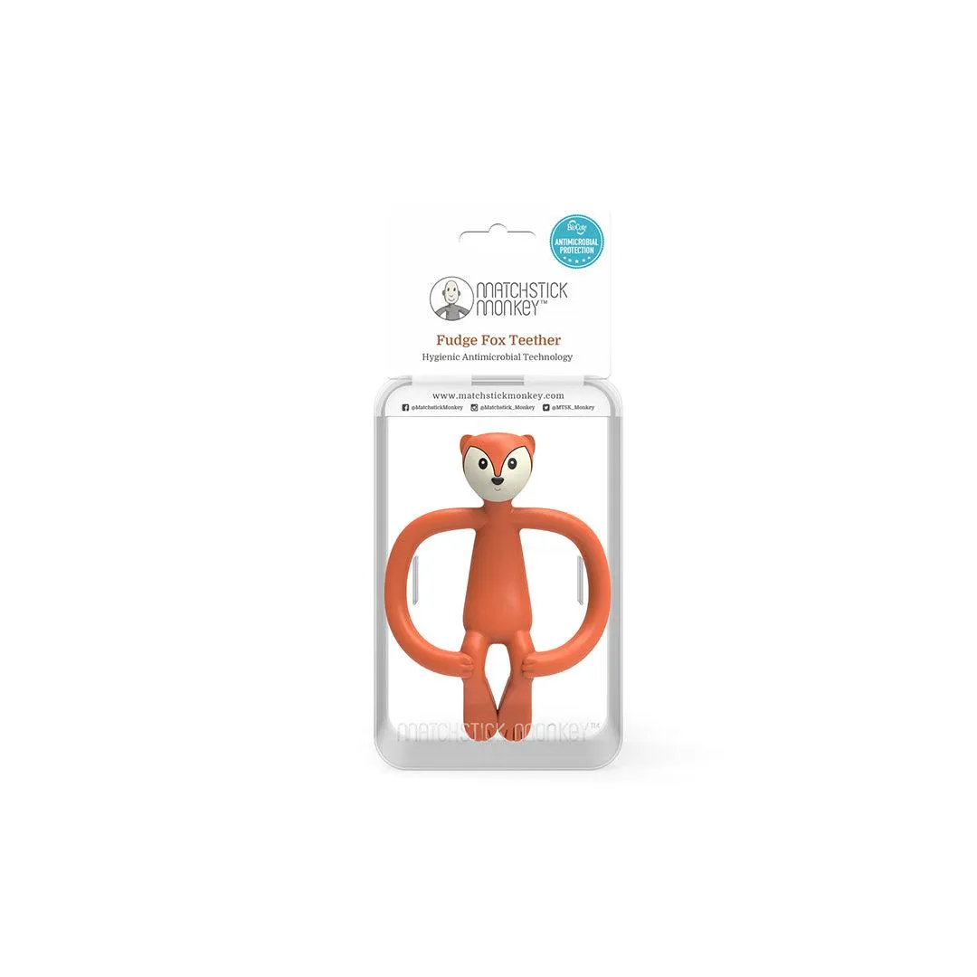 Matchstick Monkey Animal Teether - Fudge Fox