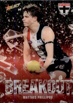 Matteas Phillipou, B73, Breakout, 2025 Select AFL Footy Stars