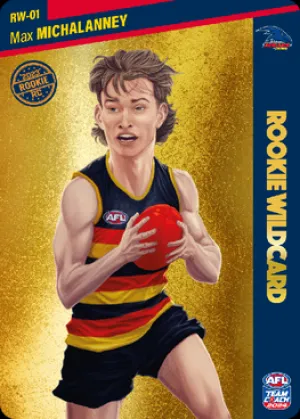 Max Michalanney, GOLD Rookie Wildcard, 2024 Teamcoach AFL
