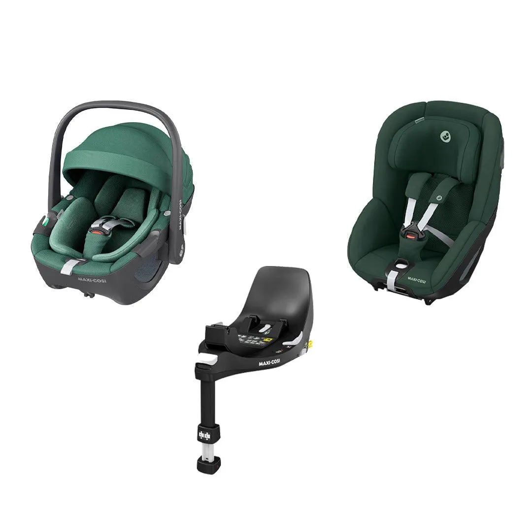 Maxi-Cosi 360 Family Kit Car Seat Bundle - Essential Collection