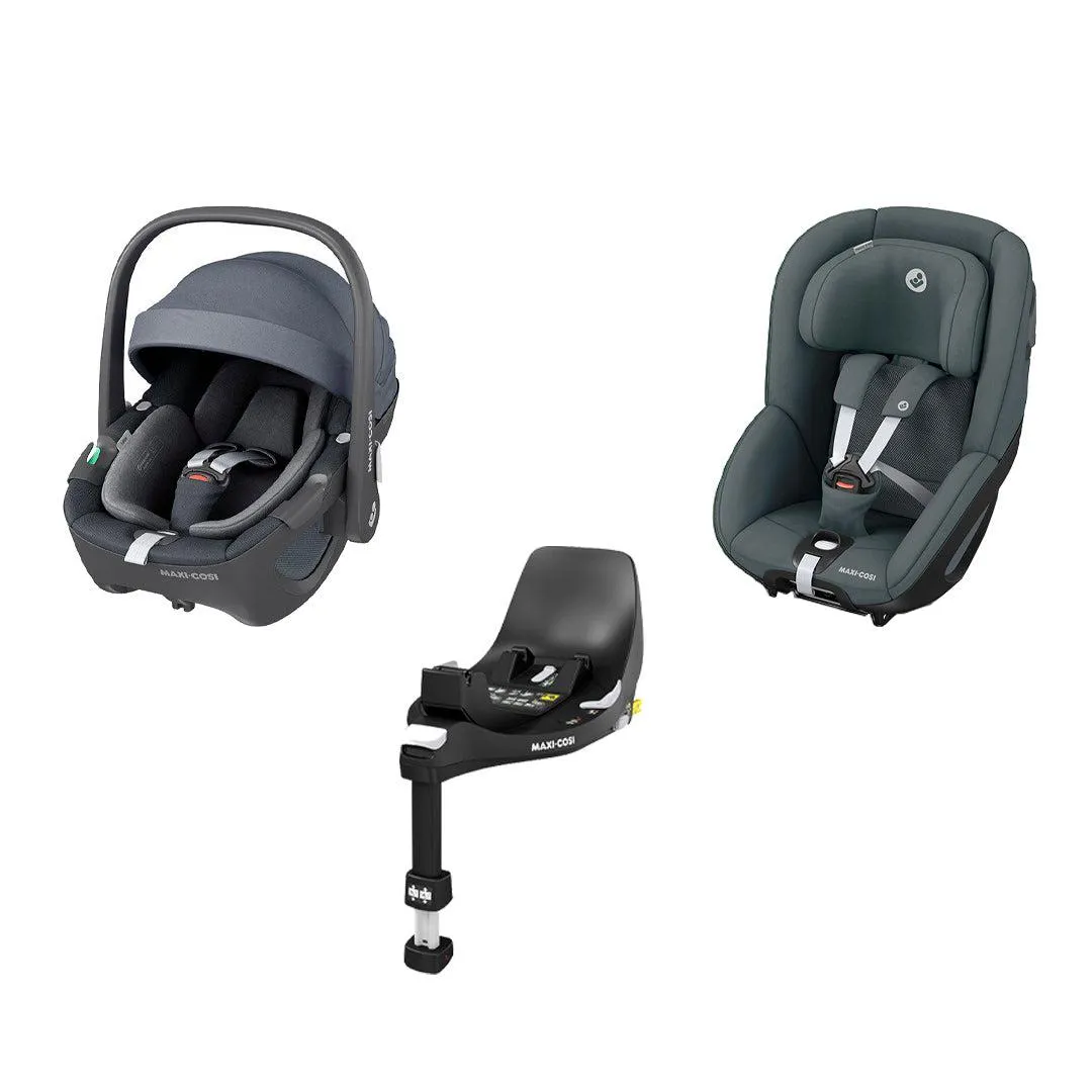 Maxi-Cosi 360 Family Kit Car Seat Bundle - Essential Collection