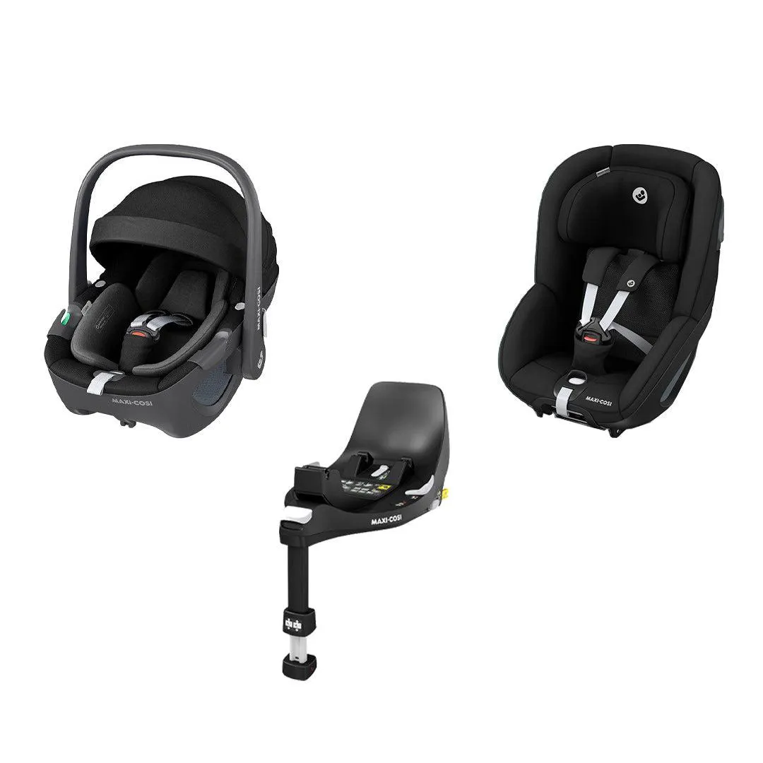 Maxi-Cosi 360 Family Kit Car Seat Bundle - Essential Collection