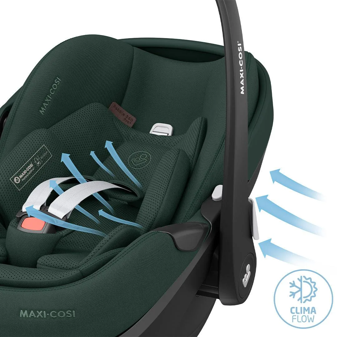 Maxi-Cosi Pebble 360 Pro 2 Car Seat - Twillic Green