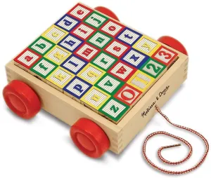 Melissa & Doug 11169 Classic ABC Block Cart