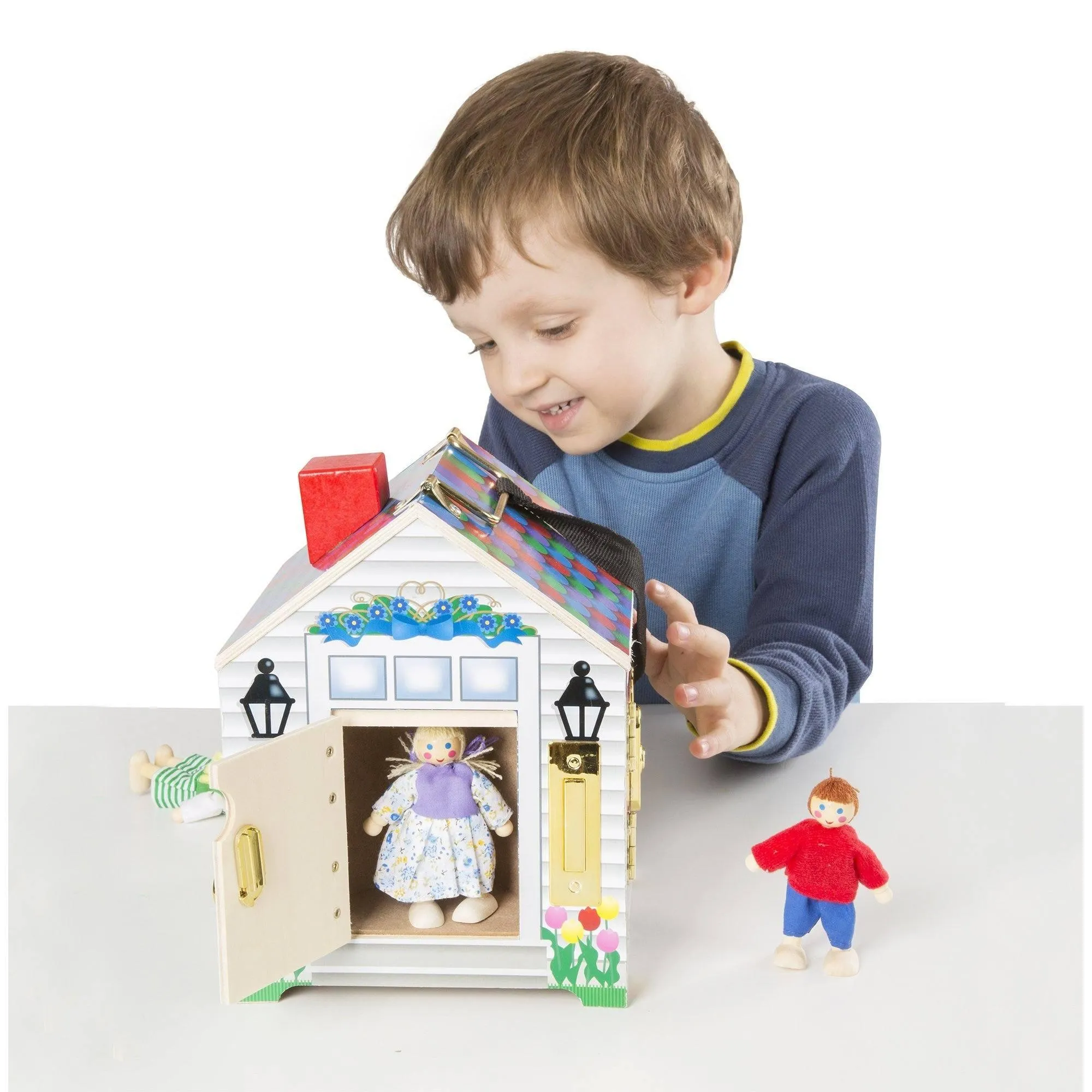 Melissa & Doug 12505 Wooden Doorbell House