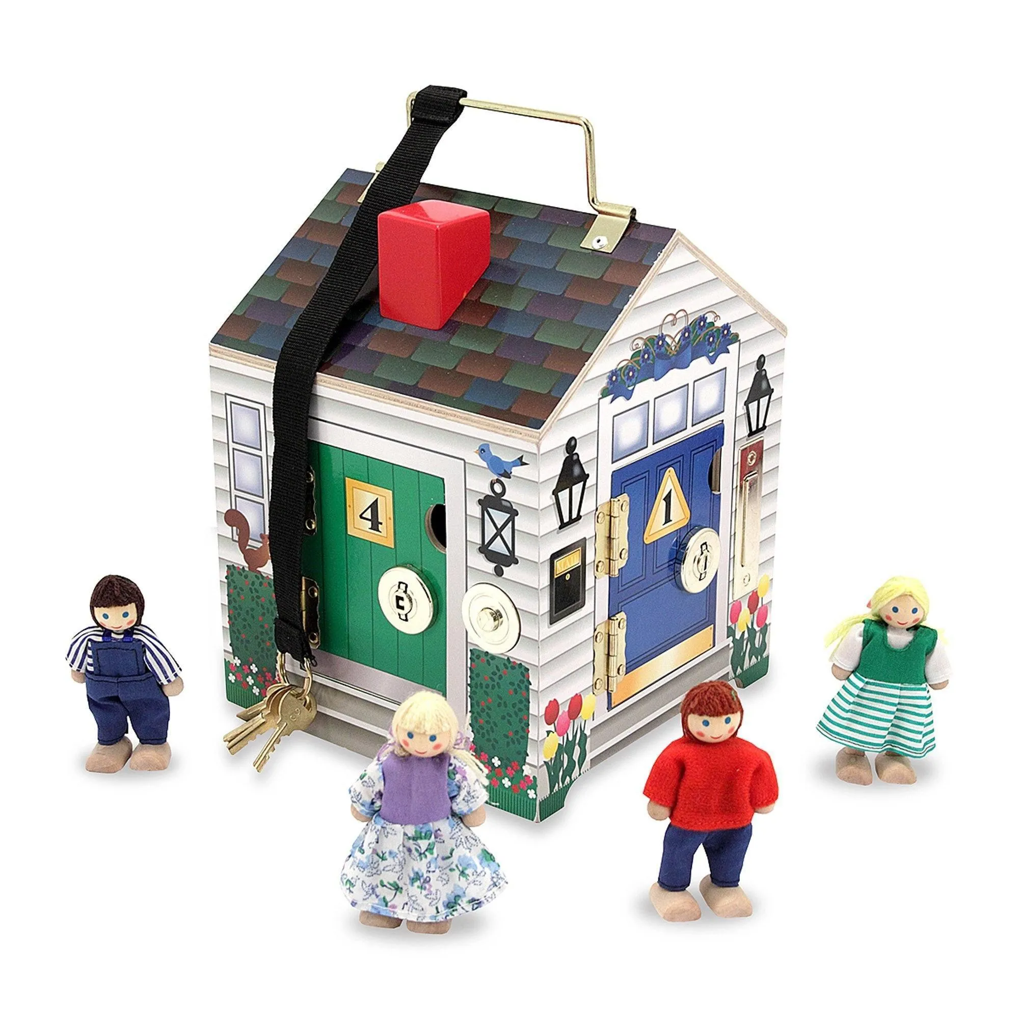 Melissa & Doug 12505 Wooden Doorbell House