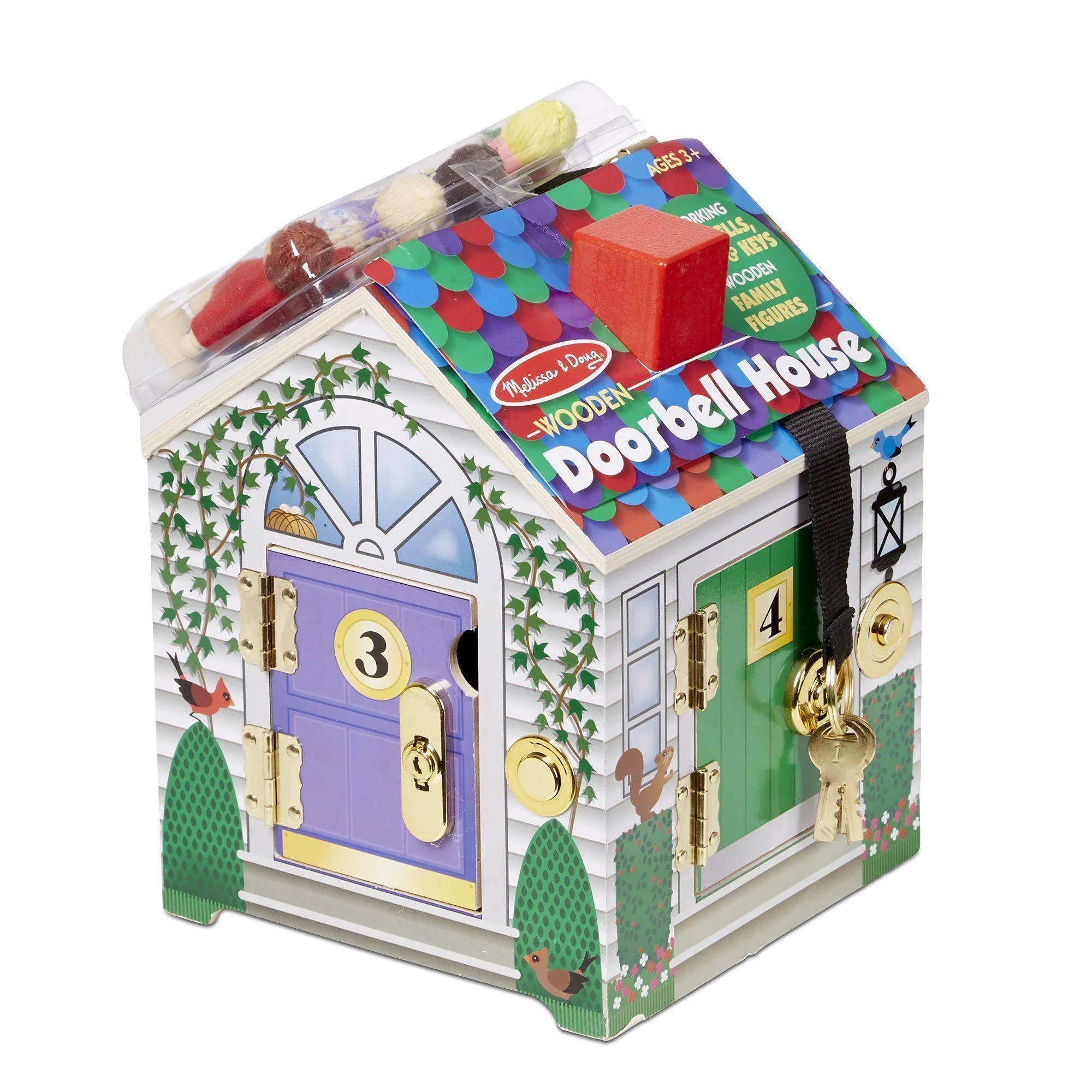 Melissa & Doug 12505 Wooden Doorbell House