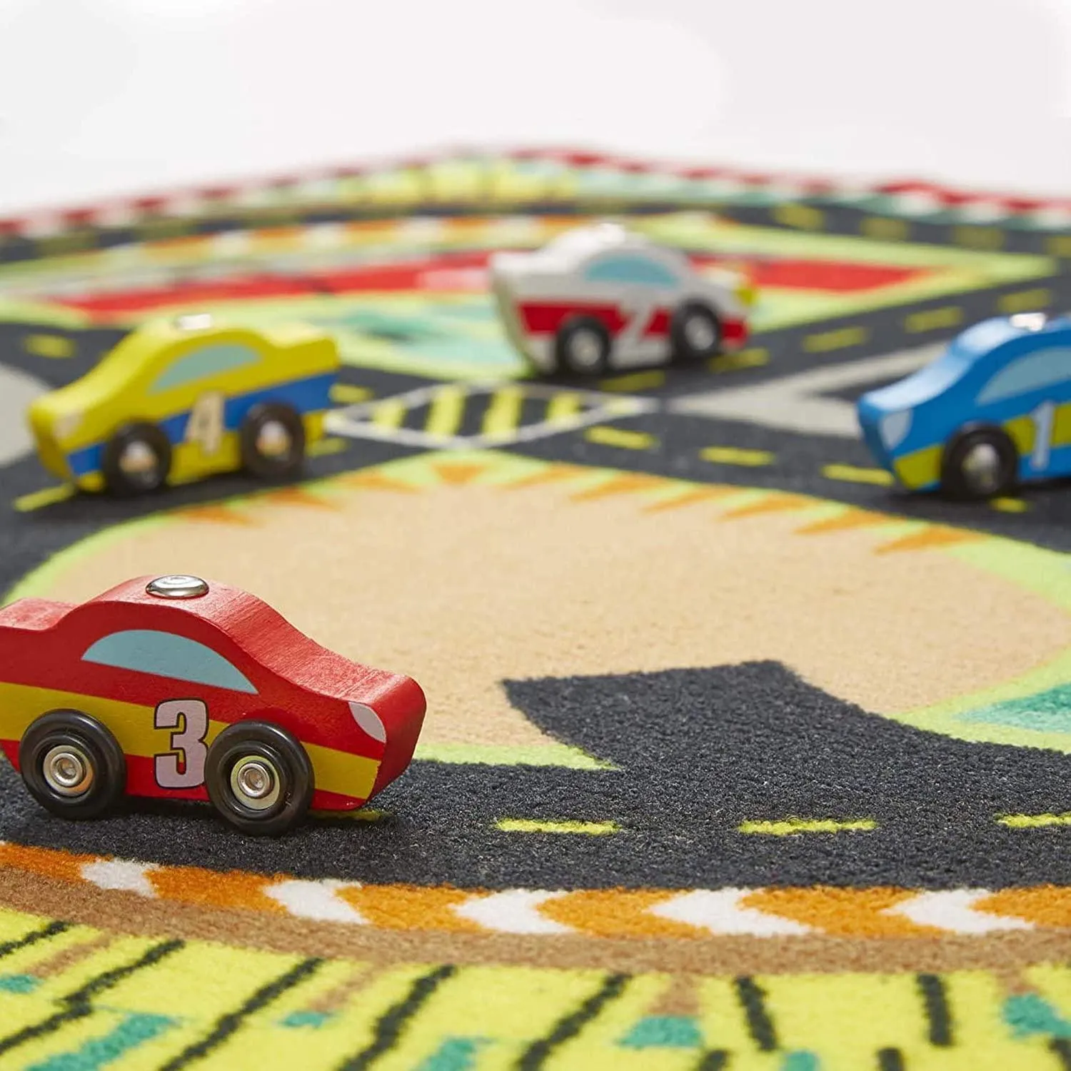 Melissa & Doug 19401 Around The Race Track Rug