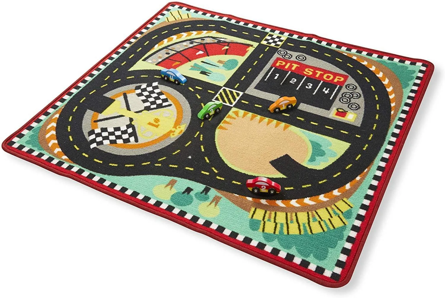 Melissa & Doug 19401 Around The Race Track Rug