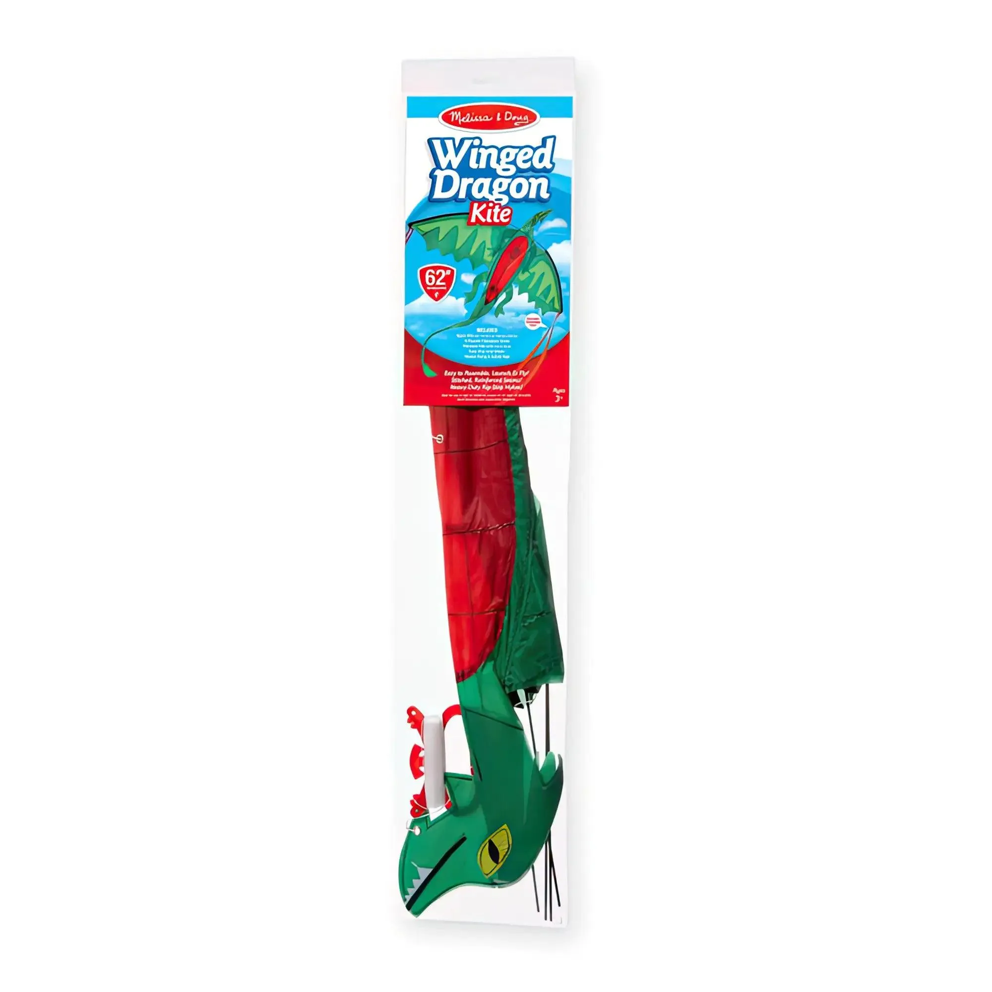 Melissa & Doug 40217 Winged Dragon-Shaped Kite