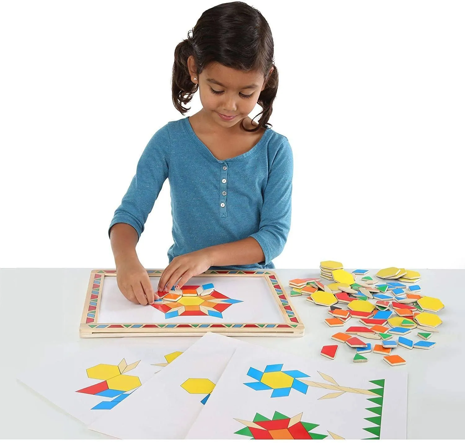 Melissa & Doug Magnetic Pattern Block Set